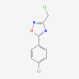 3-(Chloromethyl)-5-(4-chlorophenyl)-1,2,4-oxadiazole