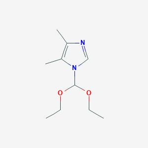 molecular formula C10H18N2O2 B1601480 1-(diethoxymethyl)-4,5-dimethyl-1H-imidazole CAS No. 74483-00-4
