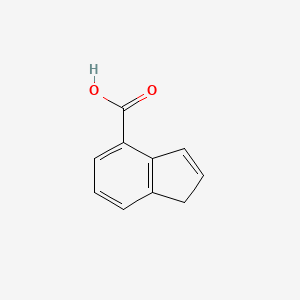 molecular formula C10H8O2 B1601482 1H-Indene-4-carboxylic acid CAS No. 77635-16-6