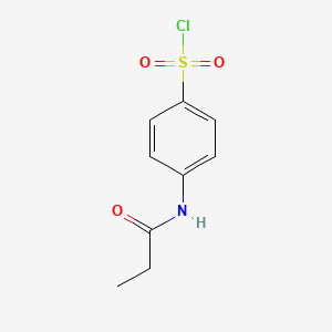 4-Propanamidobenzene-1-sulfonyl chloride