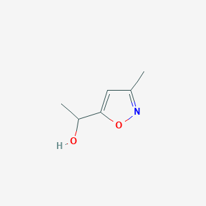 molecular formula C6H9NO2 B1601495 1-(3-Methylisoxazol-5-yl)ethanol CAS No. 71502-43-7