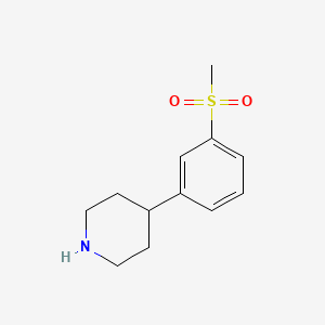 4-(3-(Methylsulfonyl)phenyl)piperidine