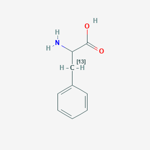 molecular formula C9H11NO2 B1601497 DL-Phenylalanine-3-13C CAS No. 286425-42-1