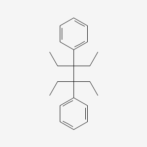 molecular formula C22H30 B1601500 3,4-Diethyl-3,4-diphenylhexane CAS No. 62678-48-2