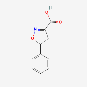 5-Phenyl-4,5-dihydro-1,2-oxazole-3-carboxylic acid
