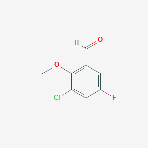 3-Chloro-5-fluoro-2-methoxybenzaldehyde