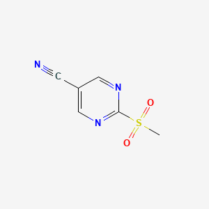 2-(Methylsulfonyl)pyrimidine-5-carbonitrile