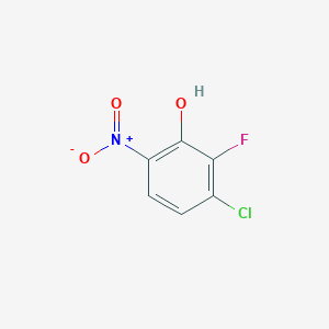 molecular formula C6H3ClFNO3 B1601508 3-Chloro-2-fluoro-6-nitrophenol CAS No. 82419-40-7