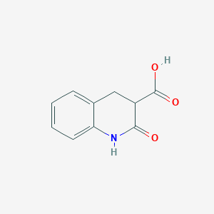 molecular formula C10H9NO3 B1601512 2-Oxo-1,2,3,4-tetrahydroquinoline-3-carboxylic acid CAS No. 246867-17-4