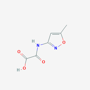 molecular formula C6H6N2O4 B1601521 [(5-Methylisoxazol-3-yl)amino](oxo)acetic acid CAS No. 91933-54-9