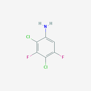 molecular formula C6H3Cl2F2N B1601525 2,4-Dichloro-3,5-difluoroaniline CAS No. 50408-95-2