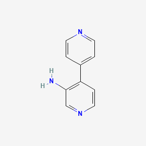 molecular formula C10H9N3 B1601526 [4,4'-Bipyridin]-3-amine CAS No. 52311-43-0