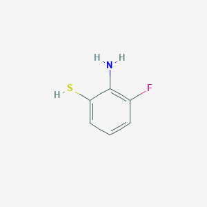 molecular formula C6H6FNS B1601528 2-Amino-3-fluorobenzenethiol CAS No. 73628-29-2