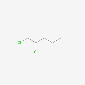molecular formula C5H10Cl2 B160153 1,2-Dichloropentane CAS No. 1674-33-5