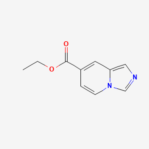 molecular formula C10H10N2O2 B1601540 Ethyl imidazo[1,5-a]pyridine-7-carboxylate CAS No. 518979-75-4