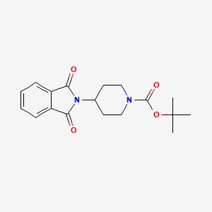 molecular formula C18H22N2O4 B1601544 Tert-butyl 4-(1,3-dioxoisoindolin-2-yl)piperidine-1-carboxylate CAS No. 412357-32-5