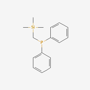 molecular formula C16H21PSi B1601546 Phosphine, diphenyl[(trimethylsilyl)methyl]- CAS No. 4451-96-1