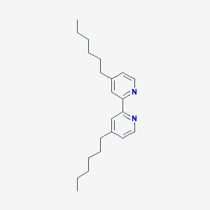 molecular formula C22H32N2 B1601548 4,4'-Dihexyl-2,2'-bipyridine CAS No. 445027-76-9