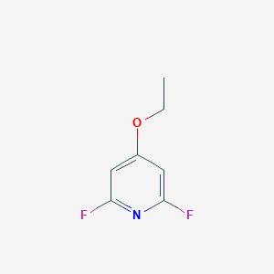 molecular formula C7H7F2NO B1601554 4-Ethoxy-2,6-difluoropyridine CAS No. 837364-93-9