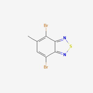 molecular formula C7H4Br2N2S B1601556 4,7-Dibromo-5-methylbenzo[c][1,2,5]thiadiazole CAS No. 2255-79-0