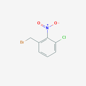 molecular formula C7H5BrClNO2 B1601564 1-(Bromomethyl)-3-chloro-2-nitrobenzene CAS No. 56433-00-2
