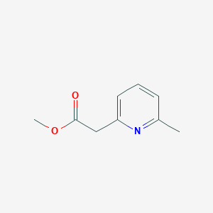 molecular formula C9H11NO2 B1601568 Methyl 2-(6-methylpyridin-2-yl)acetate CAS No. 58532-56-2