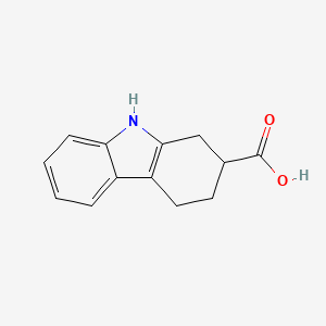 molecular formula C13H13NO2 B1601571 2,3,4,9-tetrahydro-1H-carbazole-2-carboxylic acid CAS No. 37964-14-0