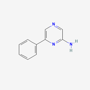 molecular formula C10H9N3 B1601585 6-Phenylpyrazin-2-amine CAS No. 41270-69-3