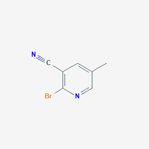 molecular formula C7H5BrN2 B1601592 2-Bromo-5-methylnicotinonitrile CAS No. 65996-18-1