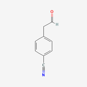 molecular formula C9H7NO B1601593 4-(2-Oxoethyl)benzonitrile CAS No. 76113-58-1
