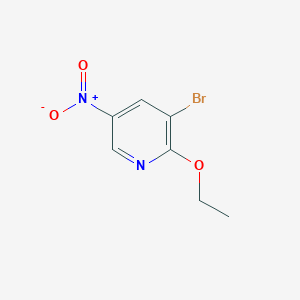 molecular formula C7H7BrN2O3 B1601595 3-Bromo-2-ethoxy-5-nitropyridine CAS No. 74919-31-6