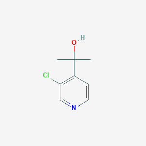 molecular formula C8H10ClNO B1601596 2-(3-Chloropyridin-4-yl)propan-2-ol CAS No. 77332-83-3