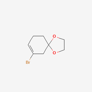 molecular formula C8H11BrO2 B1601610 7-Bromo-1,4-dioxaspiro[4.5]dec-7-ene CAS No. 81036-84-2