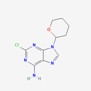 2-Chloro-9-(tetrahydropyran-2-yl)adenine