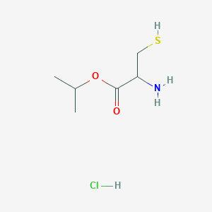 Propan-2-yl 2-azanyl-3-sulfanyl-propanoate hydrochloride