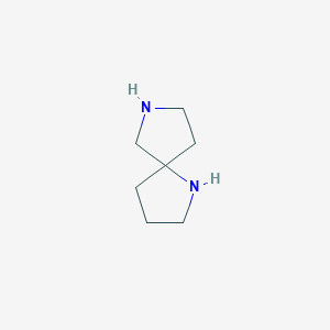 molecular formula C7H14N2 B1601619 1,7-Diazaspiro[4.4]nonane CAS No. 34357-58-9