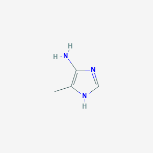 molecular formula C4H7N3 B1601624 5-Methyl-1H-imidazol-4-amine CAS No. 25271-84-5