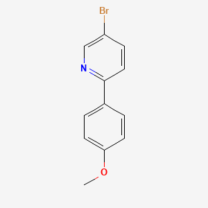 molecular formula C12H10BrNO B1601632 5-Bromo-2-(4-methoxyphenyl)pyridine CAS No. 88345-93-1