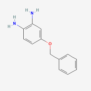 molecular formula C13H14N2O B1601633 4-(苄氧基)苯-1,2-二胺 CAS No. 41927-17-7
