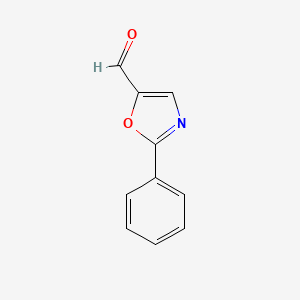molecular formula C10H7NO2 B1601638 2-苯基噁唑-5-甲醛 CAS No. 92629-13-5