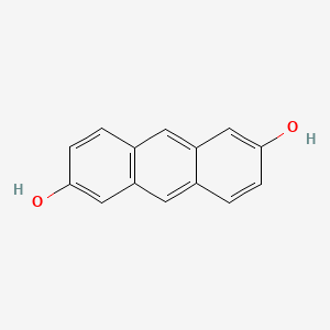 molecular formula C14H10O2 B1601644 2,6-蒽二酚 CAS No. 101488-73-7