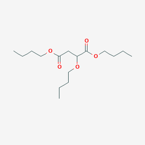 molecular formula C16H30O5 B1601648 Dibutyl 2-butoxysuccinate CAS No. 63842-87-5