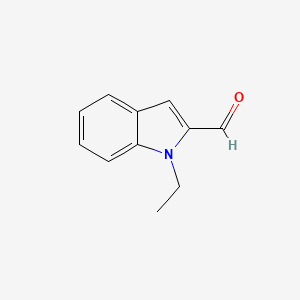 molecular formula C11H11NO B1601651 1-Ethyl-1H-indole-2-carbaldehyde CAS No. 40913-43-7