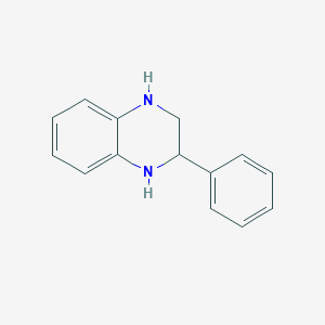molecular formula C14H14N2 B1601655 2-苯基-1,2,3,4-四氢喹喔啉 CAS No. 5021-47-6