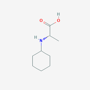 molecular formula C9H17NO2 B1601659 (S)-2-(Cyclohexylamino)propanoic acid CAS No. 82017-30-9