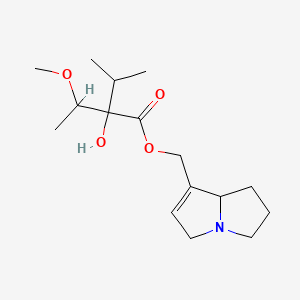 molecular formula C16H27NO4 B1601682 Heleurine CAS No. 488-00-6