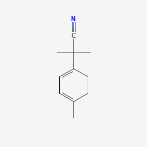molecular formula C11H13N B1601689 2-Methyl-2-(p-tolyl)propanenitrile CAS No. 40119-34-4