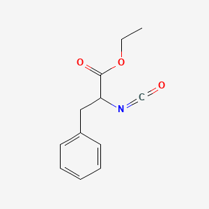 molecular formula C12H13NO3 B1601690 Ethyl 2-isocyanato-3-phenylpropionate CAS No. 87543-80-4