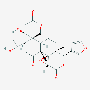 molecular formula C26H32O9 B160170 Ichangin CAS No. 10171-61-6