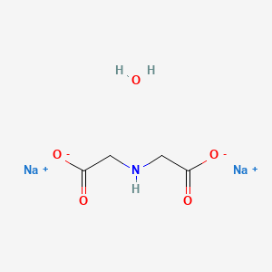 molecular formula C4H7NNa2O5 B1601701 DisodiuM IMinodiacetate Hydrate CAS No. 207398-95-6